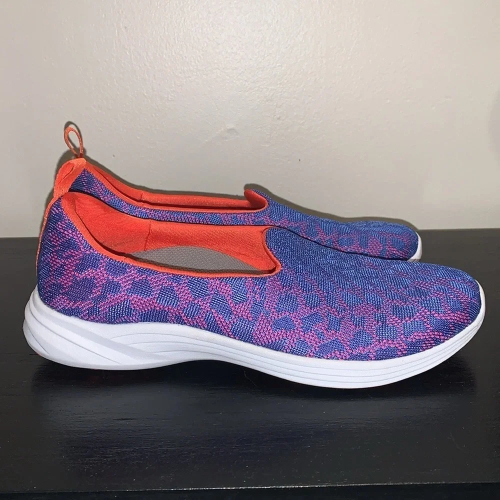 VIONIC Women's SIZE‎ ( 7.5 ) AGILE HYDRA Purple Arch Support Orthaheel Slip On